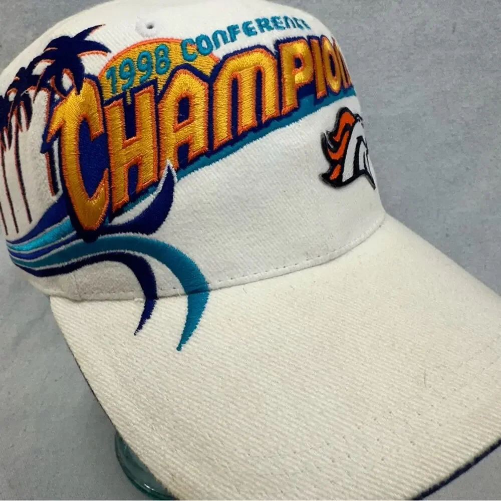Denver Broncos vintage 1998 Conference Champions‎ Miami Bound Baseball Hat OS